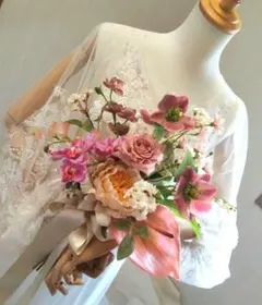 クラッチブーケ✿ウエディングブーケ✿ブライダルブーケ✿アーティフィシャルフラワー