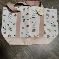 スヌーピー トート型保冷ショッピングバッグ