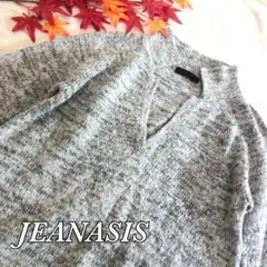 JEANASIS カーディガン 長袖 レディース F グレー系 秋冬