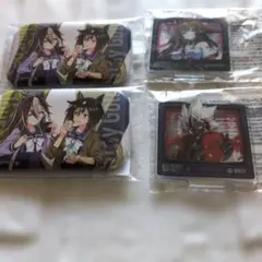 ウマ娘缶バッジ 2個セット ゼンレスゾーンゼロ、アクリルスタンド２個セット