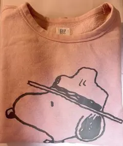 GAP スヌーピー トレーナー ピンク