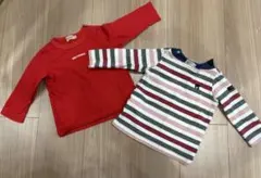 ミキハウス　ロンT 長袖Tシャツ2枚セット