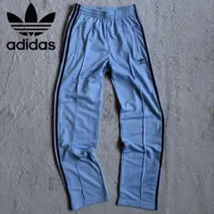 新品 アディダスオリジナルス ファイヤーバード トラックパンツ ライトブルー