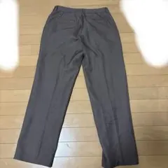 スラックス　ダークブラウン