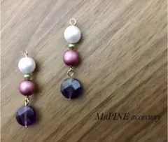 harmony ハンドメイド ピアス イヤリング 一点物