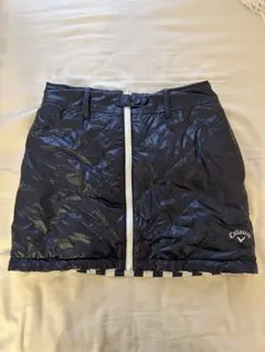 キャロウェイ　Callaway ゴルフ　中綿入り　リバーシブル　スカート　冬用