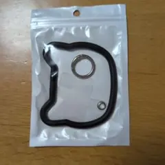 ブラック シリコン ストラップ 猫