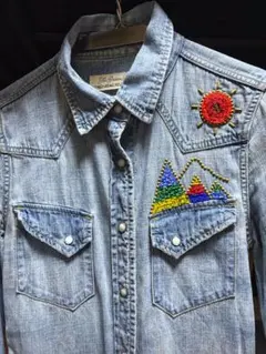 DENIM & SUPPLY RALPH LAUREN デニムシャツ ビーズ S - メルカリ