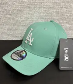 New Era 9FORTY LAロゴキャップ ミントグリーン