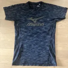 MIZUNO シャツＳサイズブラック　ゴールドロゴ付き