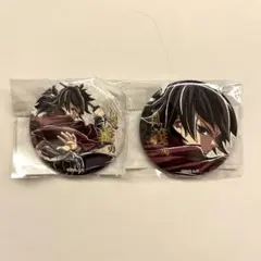 鬼滅の刃 C107 WEBSHOPくじ 富岡義勇 箔押し缶バッジ ステッカー