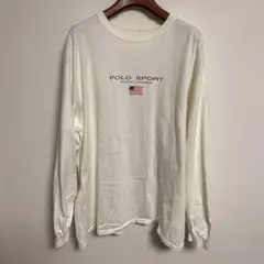 POLO RALPH LAUREN 長袖カットソー アイボリー XL相当
