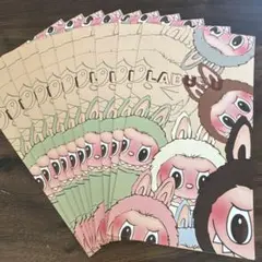 ラブブ 台紙 ハンドメイド 10枚セット ラス1