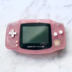 本体 ゲームボーイアドバンス クリアピンク ミルキーピンク ジャンク品