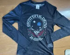 美品★エックスガール　シアートップスシャツ　ブラック　S カットソー