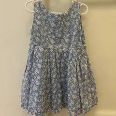 イタリアンブランド花柄 ノースリーブ ワンピース