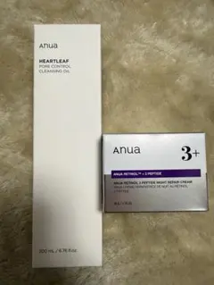 【未開封品】アヌア　クレンジングオイル　ペプチドナイトリペアクリーム