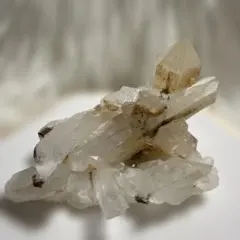天然石 菊花水晶 水晶クラスター フラワー結晶 台座付き⭐️2876
