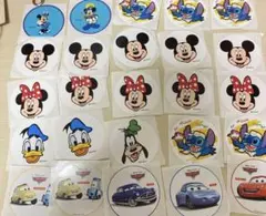 ディズニーキャラクターシールセット 25枚セット　ミッキー　ミニー　スティッチ