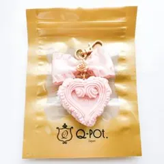 Q-pot. スウィートドリーミー ストロベリーケーキ バッグチャーム ピンク