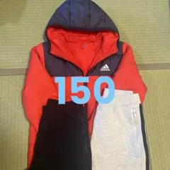 アディダス　中綿コート　ユニクロスウェット150