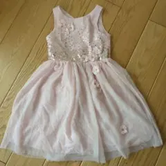 H&M ピンク シフォン ドレス 130cm