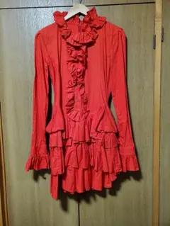 SEXY DYNAMITE LONDON ワンピース（赤）Sサイズ セクシーダイナマイトロンドン SEXY DYNEMITE LONDON CHOICE フリル