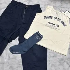 3点セット COMME CA DU MODE トップス ズボン 靴下 タグ付き