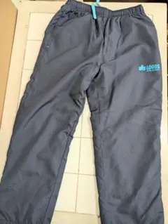 LOGOS 130cm キッズ ロングパンツ 裏フリース ネイビーのサムネイル