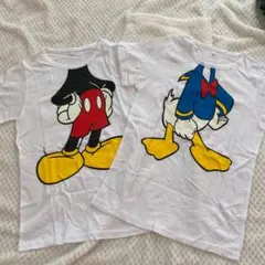 ドナルド ミッキー Tシャツ 2枚セット