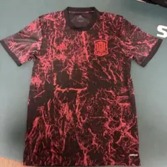 サッカー　スペイン代表プラクティスウェア 赤黒 ESPAÑA
