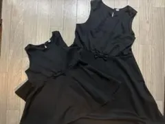 ブラックフォーマル ワンピース　120cm 80cm 冠婚葬祭