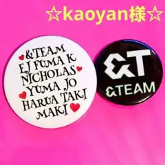 kalyan.様　専用出品　＆TEAM　缶バッチ