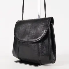 【保管品✨】イヴサンローラン ショルダーバッグ リザード レザー ブラック