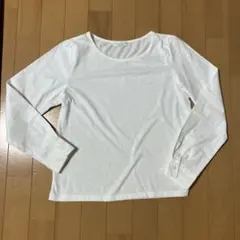 アースエコロジー　綿　メリアス生地　切り替えカットソー