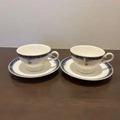 ⭐︎未使用 オリエントエクスプレス 桃山陶器 カップ＆ソーサー ペア 箱なし