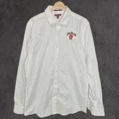 【JIM BEAM】White shirt 刺繍 ワイシャツ