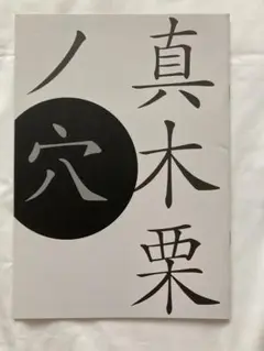 真木栗ノ穴 映画パンフレット 西島秀俊