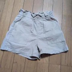 GU ショートパンツ ベージュ 130cm