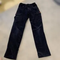 BEBE Noeil コーデュロイネイビー カーゴパンツ 140