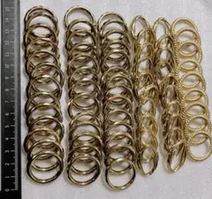 ゴールド　アクリル　フープパーツ　レジン　ピアス　ヘアゴム　ハンドメイドに！