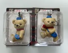 ぽすくまストラップ2個セット
