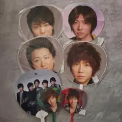 嵐 公式うちわ まとめ売り 7点セット　ファンライト　うちわ　うちわペンライト