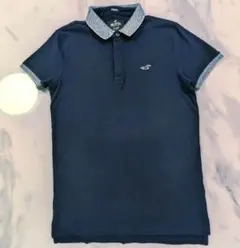 HOLLISTER ポロシャツ ネイビー S