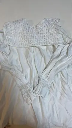 mily bilet ミウィビレット衿ゆったり3wayキャンディスリーブブラウス