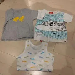 即購入⭕ミッキーミニーミニ様　2歳前後　約85cm　半袖Tシャツ　タンクトップ
