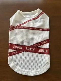 EDWIN 犬服 メッシュタンクトップ ホワイト Mのサムネイル