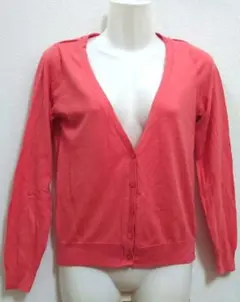 ジーユー GU Vネックカーディガン ニットカーディガン 7分袖カーディガン