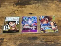 ワンピースカードゲーム 神の島の冒険 金ドン!! 万雷SRパラレル ルフィSEC