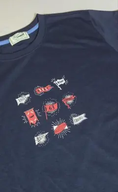 Crocodile 半袖Tシャツ ネイビー Lサイズのサムネイル